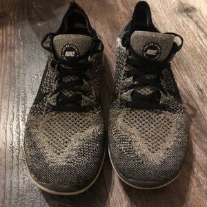 Nike Free RN Flyknit 2018 Black White Ombre